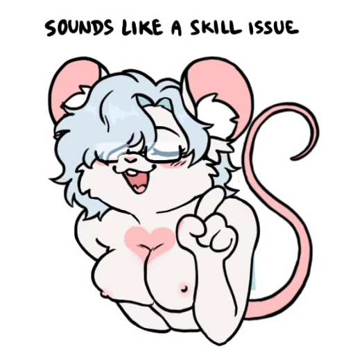 🤓 Стикер «Bevel the mouse-mojis» для Telegram