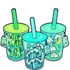 🥤 Эмодзи «Вкусная водичка» для Telegram