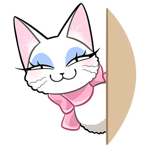 🐱 Стикер «Леди Безе без надписей» для Telegram