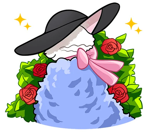 🐱 Стикер «Леди Безе без надписей» для Telegram