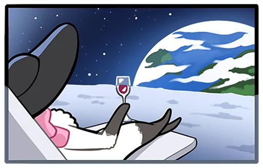 🐱 Стикер «Леди Безе без надписей» для Telegram