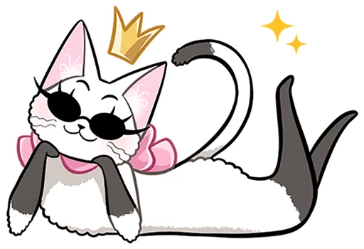 🐱 Стикер «Леди Безе без надписей» для Telegram