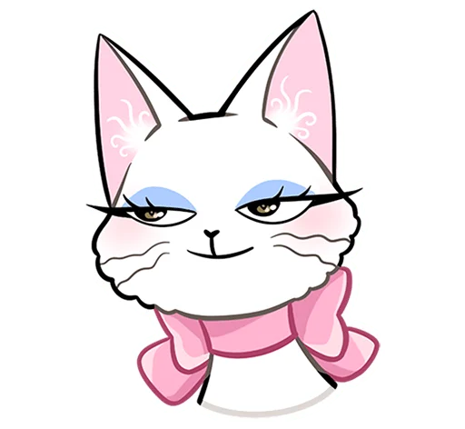 🐱 Стикер «Леди Безе без надписей» для Telegram