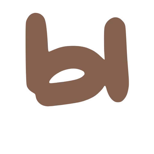 🔤 Эмодзи «Три шоколада Шрифт» для Telegram