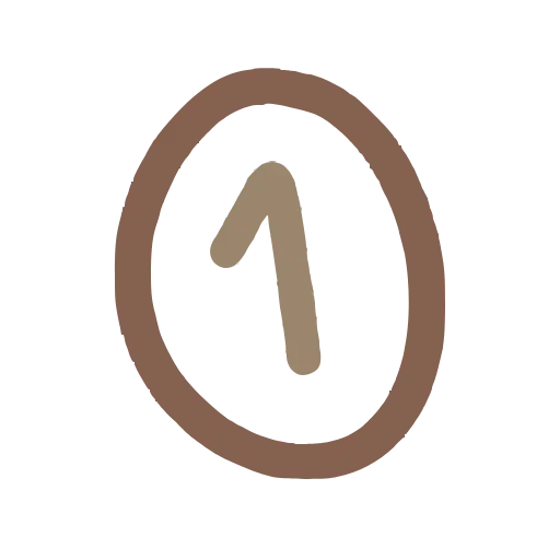 🤩 Эмодзи «Три шоколада Шрифт» для Telegram