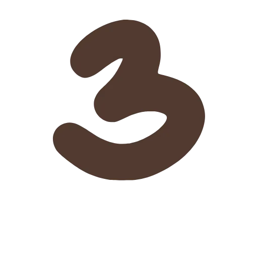 🔤 Эмодзи «Три шоколада Шрифт» для Telegram