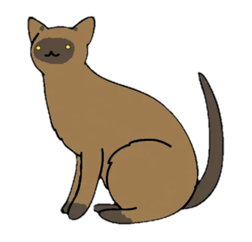 🤩 Стикер «Без кота-жизнь не та» для Telegram