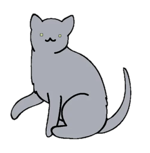 🙁 Стикер «Без кота-жизнь не та» для Telegram