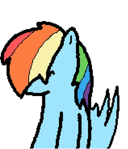 😔 Стикер «Banned from Equestria» для Telegram
