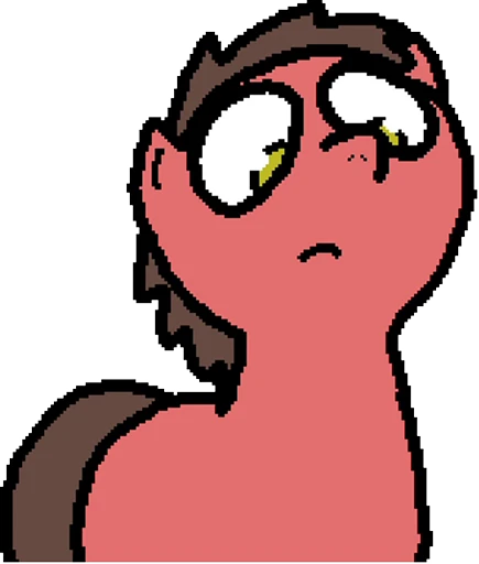 😶 Стикер «Banned from Equestria» для Telegram