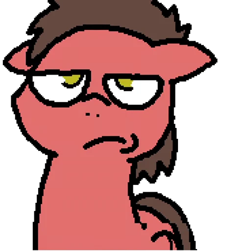 😒 Стикер «Banned from Equestria» для Telegram