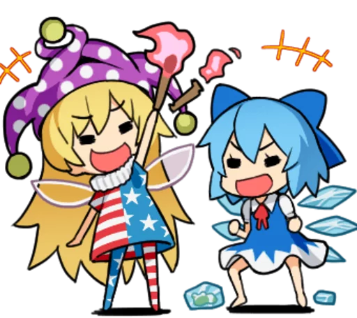 🎊 Стикер «Touhou» для Telegram