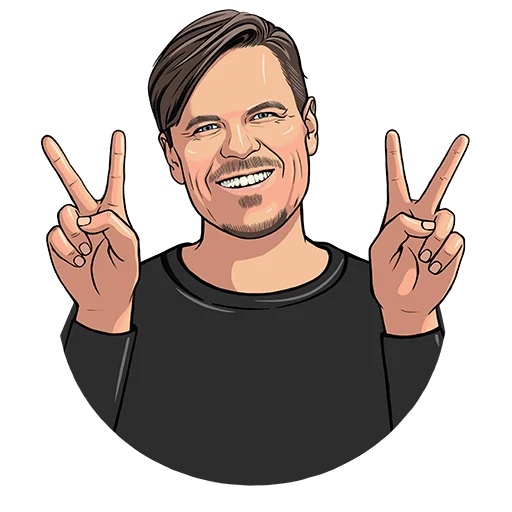 ✌️ Стикер «Би-2 / band» для Telegram