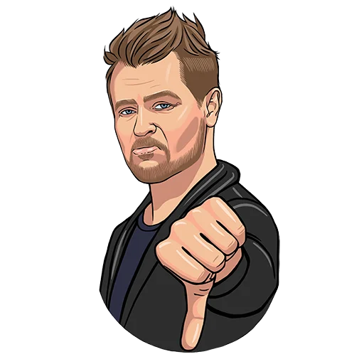 👎 Стикер «Би-2 / band» для Telegram