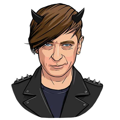 😈 Стикер «Би-2 / band» для Telegram
