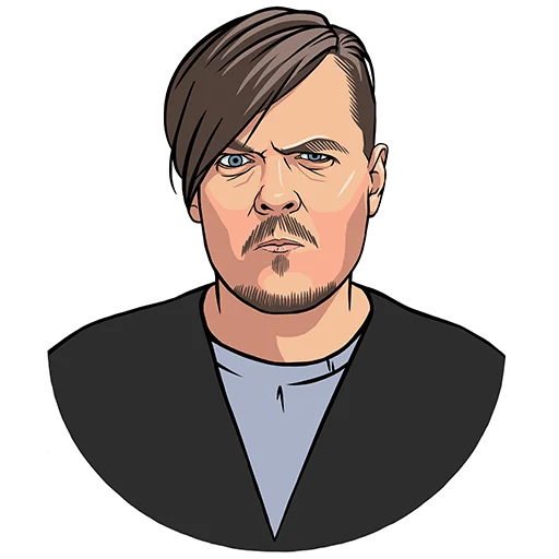 🤨 Стикер «Би-2 / band» для Telegram