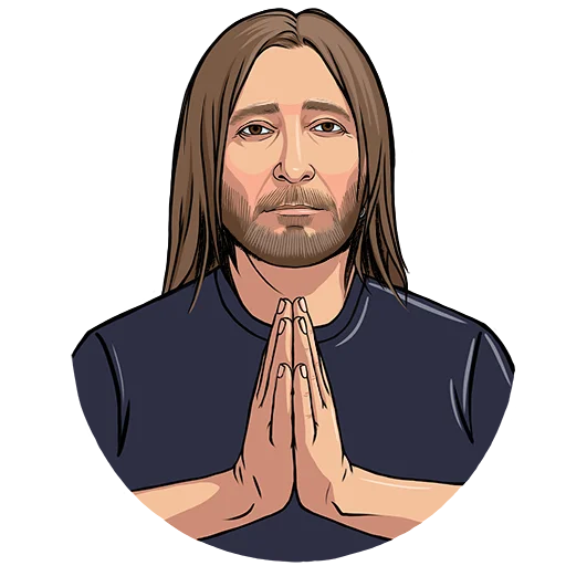 🙏 Стикер «Би-2 / band» для Telegram
