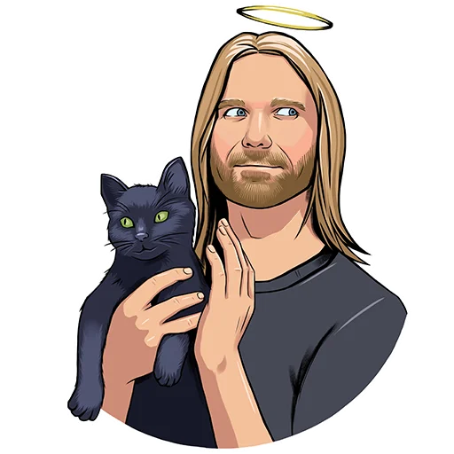 😇 Стикер «Би-2 / band» для Telegram