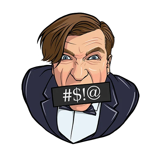 🤬 Стикер «Би-2 / band» для Telegram