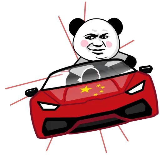 🚘 Стикер «BIAO» для Telegram