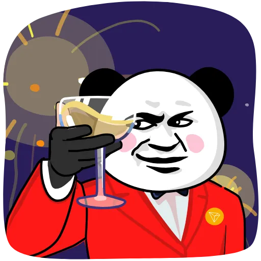 🍷 Стикер «BIAO» для Telegram