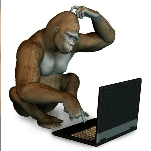🐵 Стикер «Ебло» для Telegram