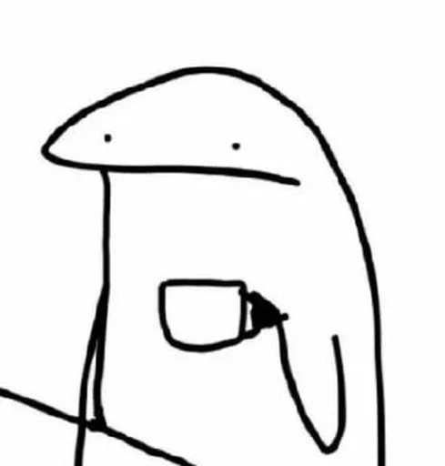 ☁️ Стикер «˳ׄ ﹗flork» для Telegram
