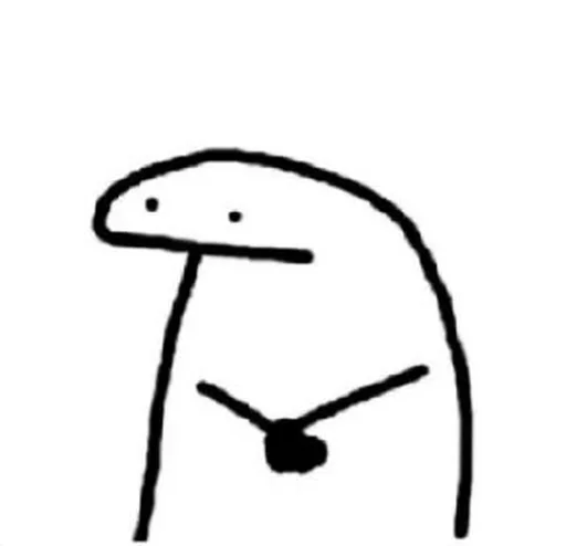☁️ Стикер «˳ׄ ﹗flork» для Telegram