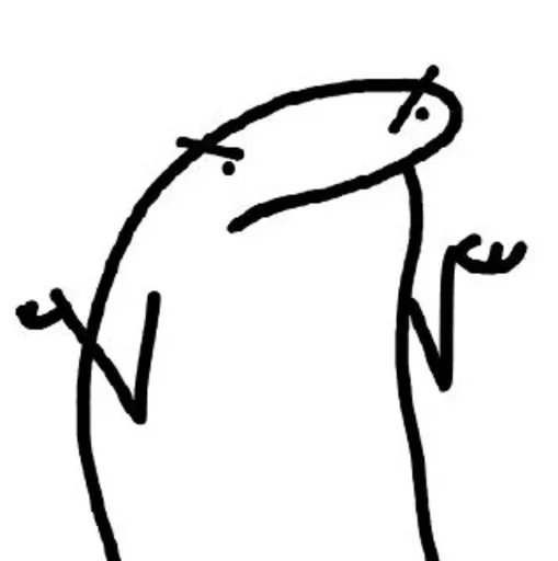 ☁️ Стикер «˳ׄ ﹗flork» для Telegram