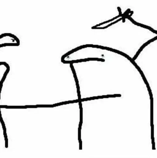 ☁️ Стикер «˳ׄ ﹗flork» для Telegram