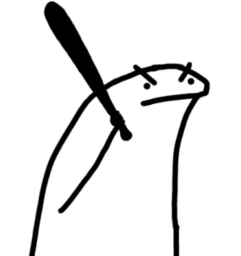 ☁️ Стикер «˳ׄ ﹗flork» для Telegram