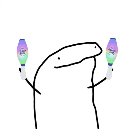 ☁️ Стикер «˳ׄ ﹗flork» для Telegram