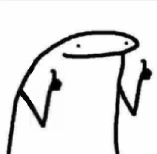 ☁️ Стикер «˳ׄ ﹗flork» для Telegram