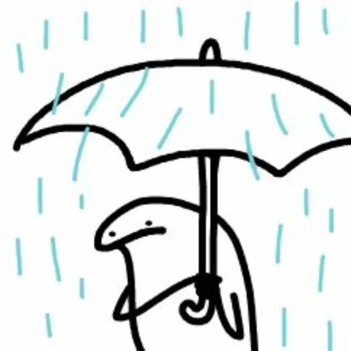 ☁️ Стикер «˳ׄ ﹗flork» для Telegram