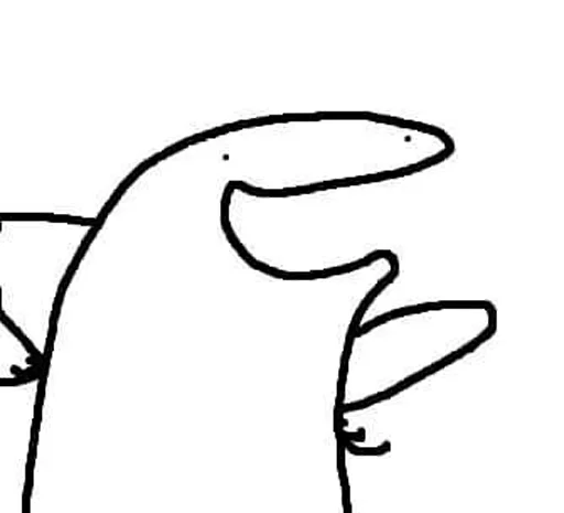 ☁️ Стикер «˳ׄ ﹗flork» для Telegram
