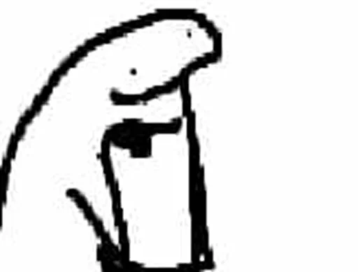 ☁️ Стикер «˳ׄ ﹗flork» для Telegram