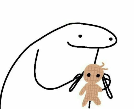 ☁️ Стикер «˳ׄ ﹗flork» для Telegram
