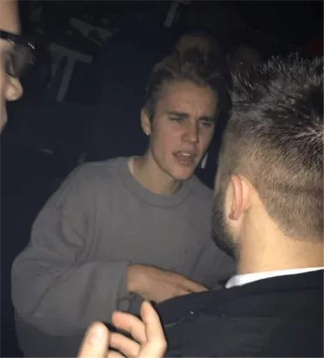 🤗 Стикер «Bieber mood» для Telegram