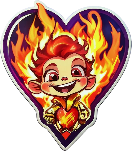🔥 Стикер «BigFire» для Telegram