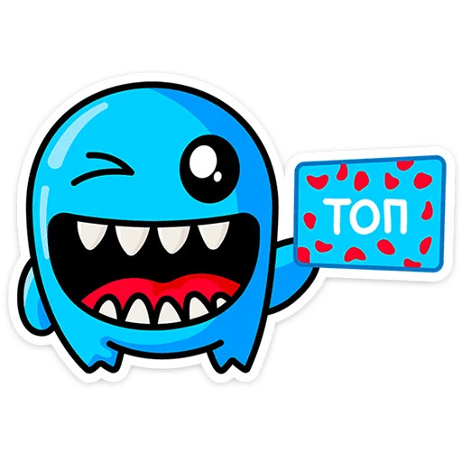👻 Стикер «Большеротик» для Telegram