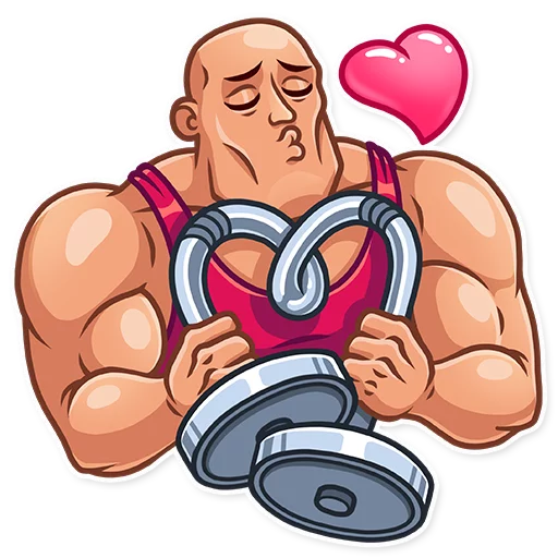 🥰 Стикер «Bodybuilder» для Telegram