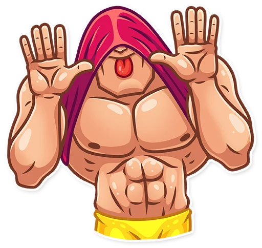 😛 Стикер «Bodybuilder» для Telegram