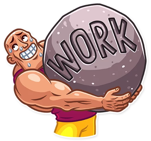 🙄 Стикер «Bodybuilder» для Telegram