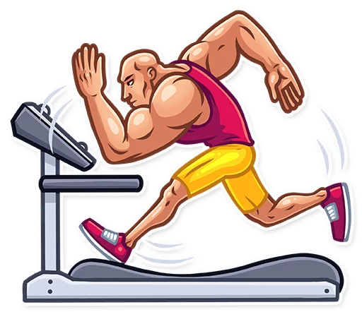 🏃‍♂️ Стикер «Bodybuilder» для Telegram