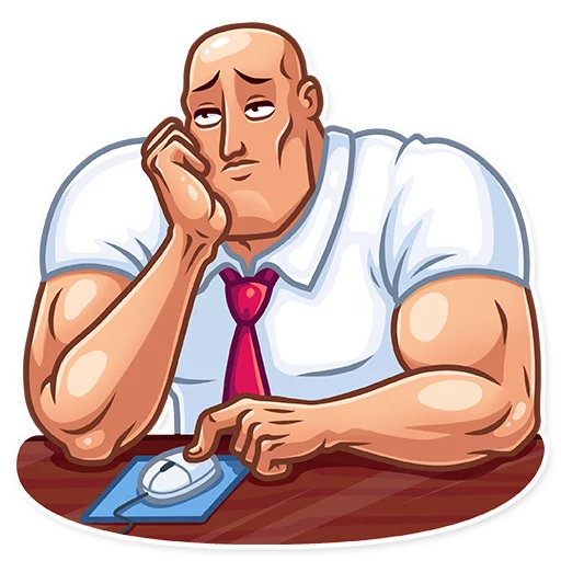 😞 Стикер «Bodybuilder» для Telegram