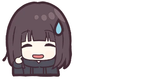 😅 Стикер «Menhera-chan. Emoji» для Telegram