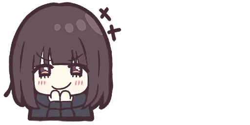 😏 Стикер «Menhera-chan. Emoji» для Telegram