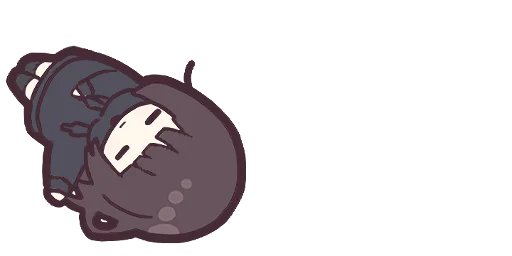 🙃 Стикер «Menhera-chan. Emoji» для Telegram