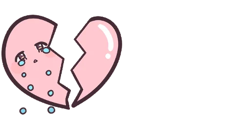 💔 Стикер «Menhera-chan. Emoji» для Telegram