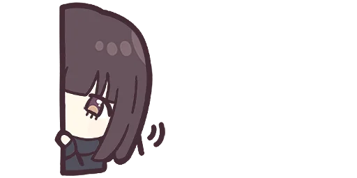 👀 Стикер «Menhera-chan. Emoji» для Telegram